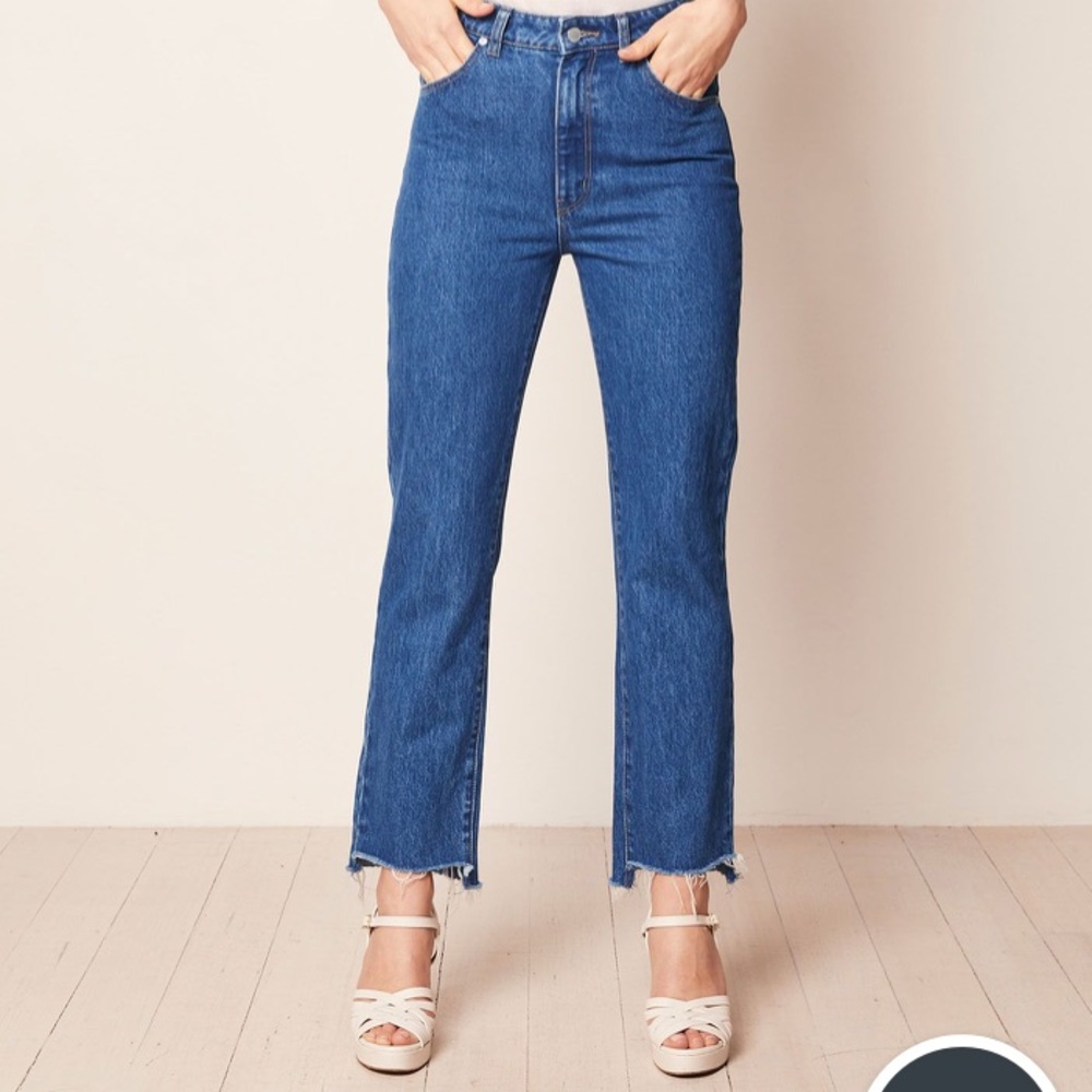 Rollas original straight blue jeans